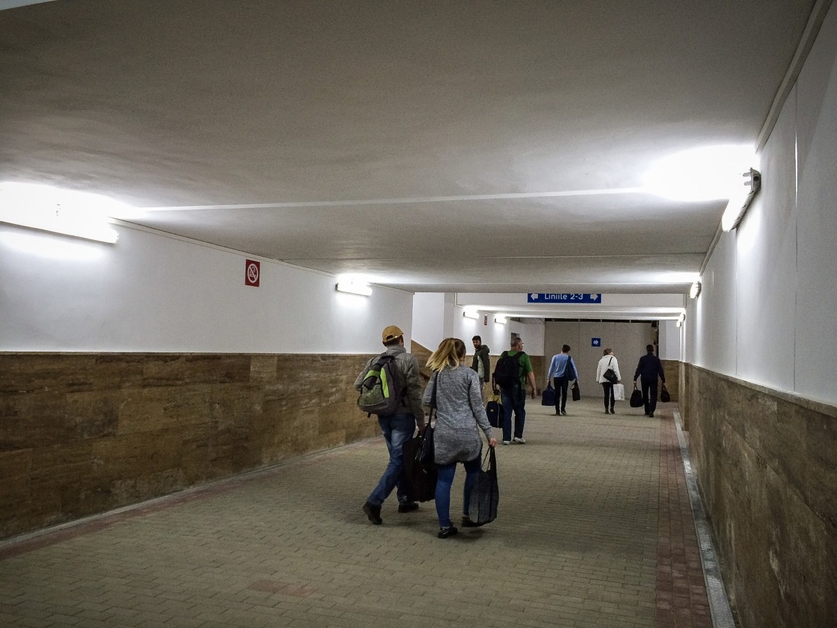 GALERIE FOTO Cum arată pasajul pietonal din Gara Sibiu după renovare