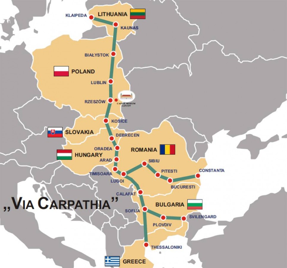 Sibiul, conectat la ”Via Carpatia”, autostrada ce aduce Grecia aproape de Lituania