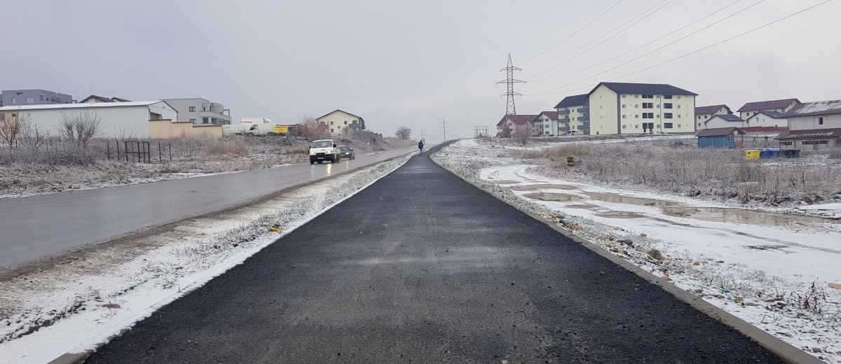 Pista de biciclete care leagă Cisnădia de Sibiu va fi construită anul acesta