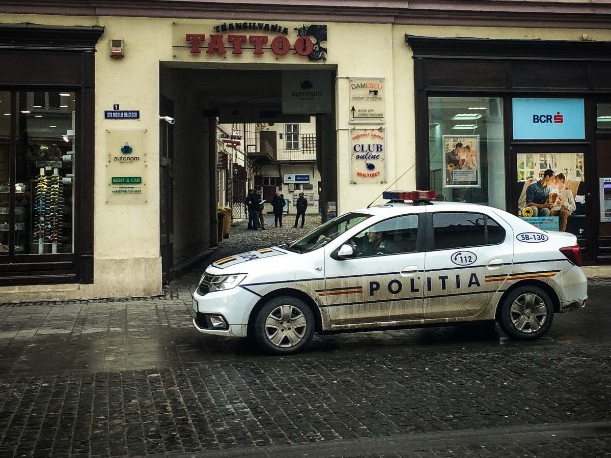 Actualizare 2 | Spargere  la sediul Transilvania Tattoo, de pe Bălcescu