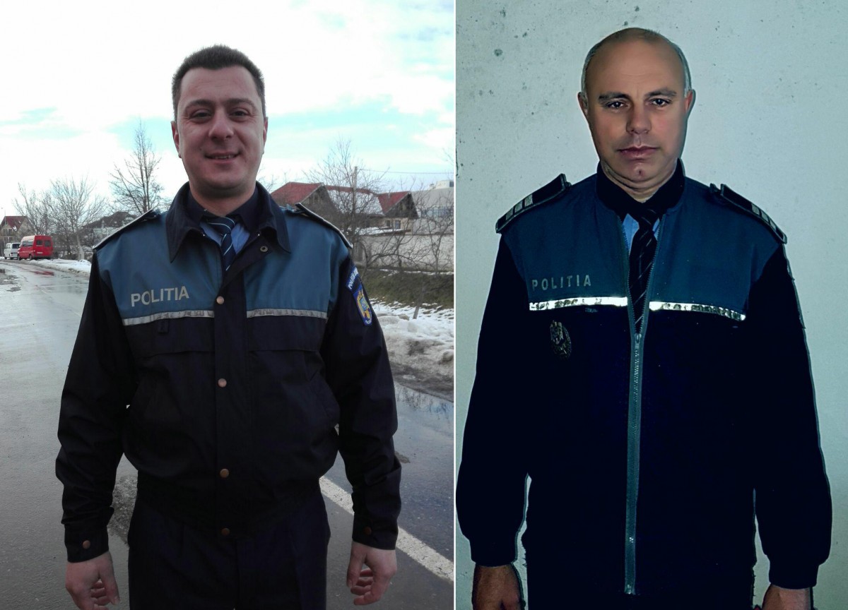 Doi polițiști au salvat cele două persoane prinse în incendiul de pe Siretului