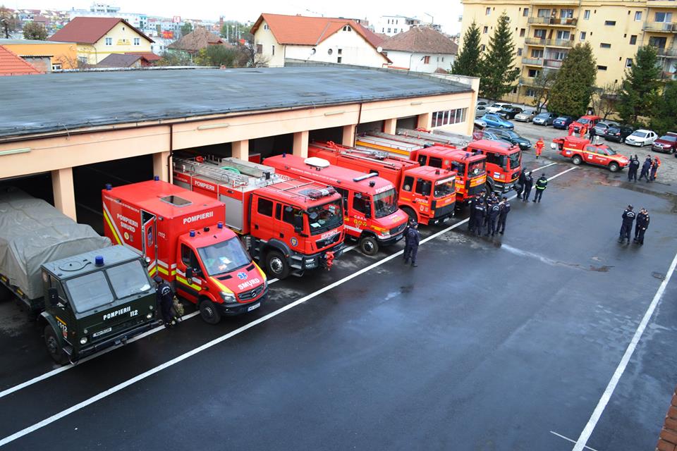 De Ziua Pompierilor, porți deschise la ISU Sibiu