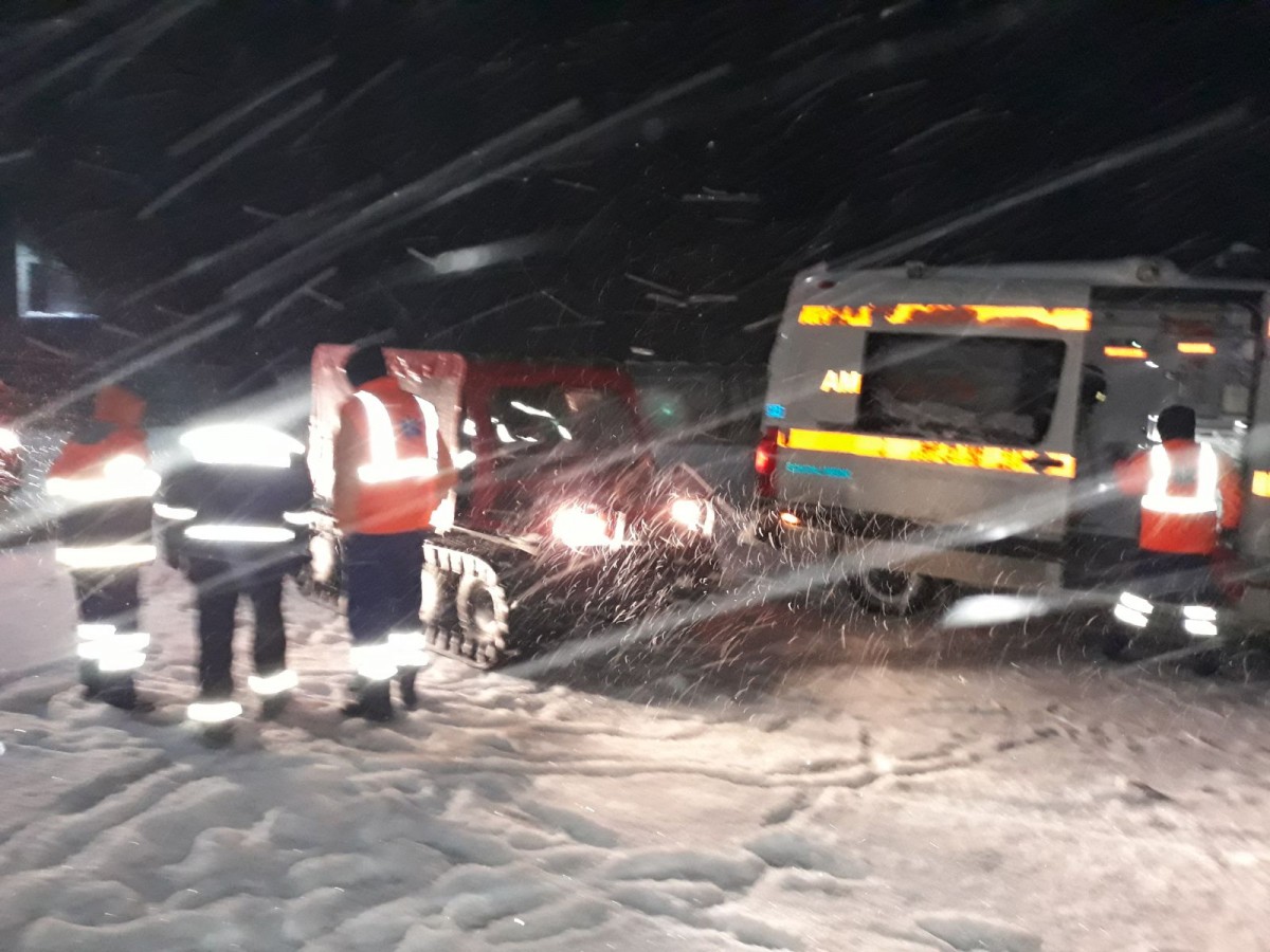 Pompierii sibieni au ajutat la deszăpezirea din Caracal