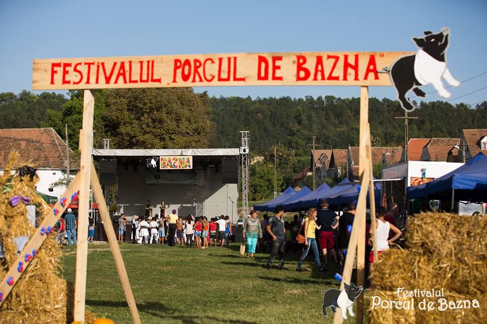 Festivalul Porcul de Bazna, fără porci: Vor fi doar cei de pe postere
