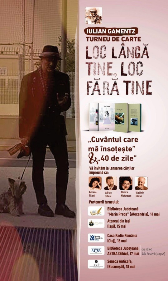 Biblioteca Astra: întâlnire cu scriitorul româno-canadian, Julian Gamentz (CP)