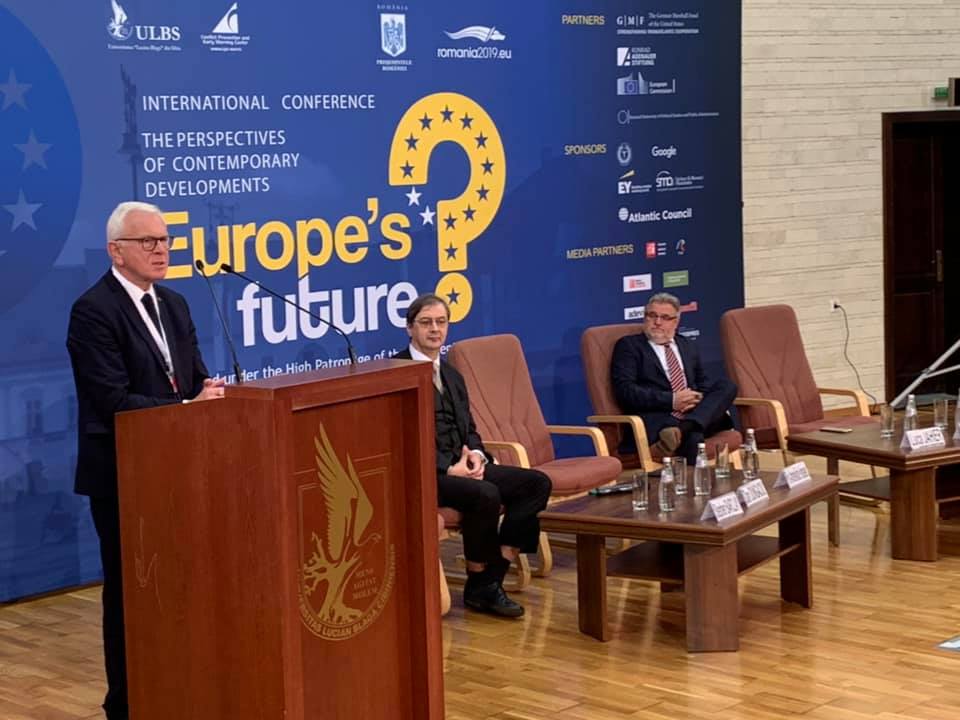 Fostul președinte al Parlamentului European, la Sibiu: Nu există țări mici și mari. UE nu înseamnă toată Europa