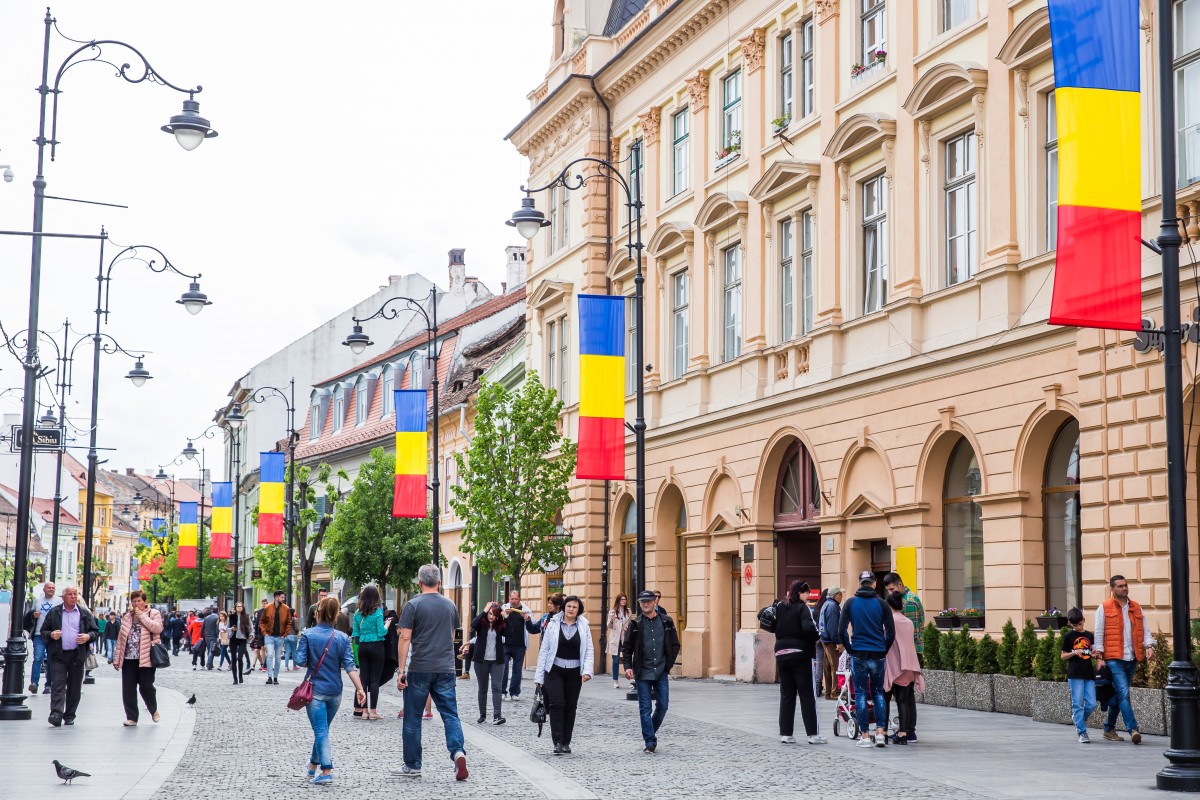 GALERIE FOTO - Cum arată Sibiul pregătit de Summitul UE
