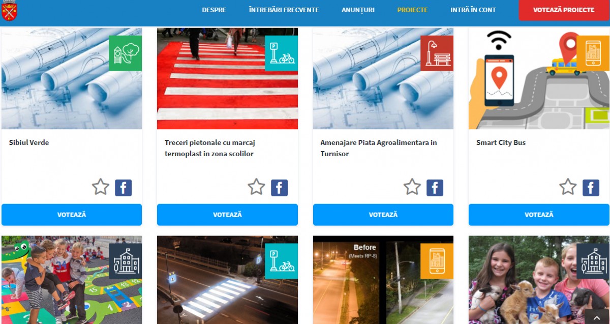 Start vot pentru proiectele depuse în programul de bugetare participativă! (CP)