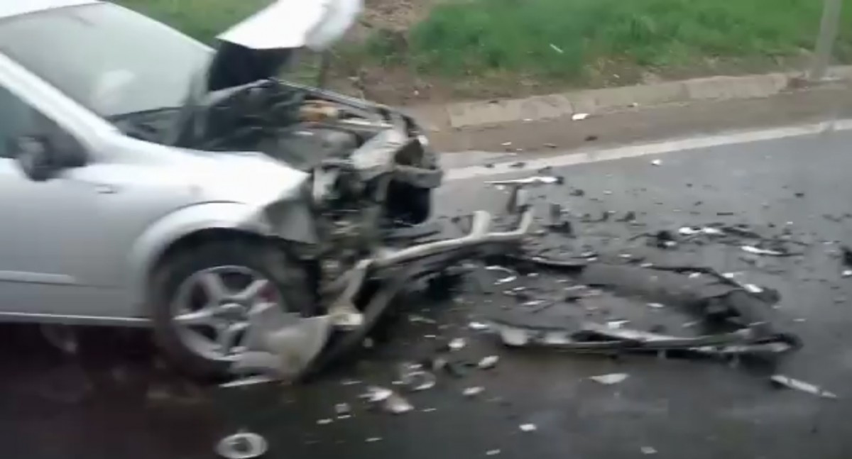 Accident la intrarea în Sibiu, dinspre Mediaș. Trafic îngreunat | Video