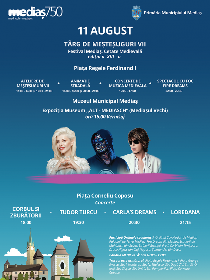 Mediaș 750, continuă. Târg de meșteșuguri vii