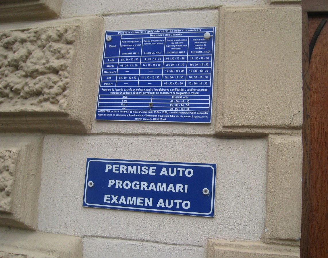 Ultima zi de încasare a numerarului la ghișeele de la Permise