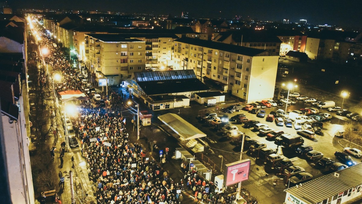 Sibienii continuă protestele și luni. ”Vrem suspendarea definitivă a ordonanțelor!”