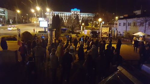 Foto-Video. Protest la Sibiu: 