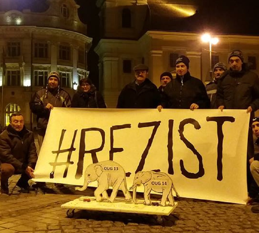 Întâlnire cu președintele PSD Sibiu, în ultima seară de proteste autorizate: ”a vrut să ne incite”