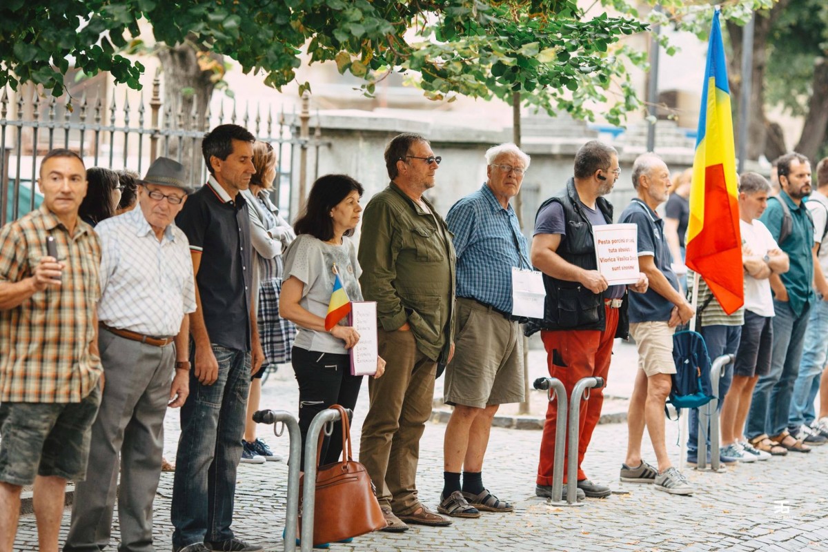S-a terminat concediul. La Sibiu reîncep protestele