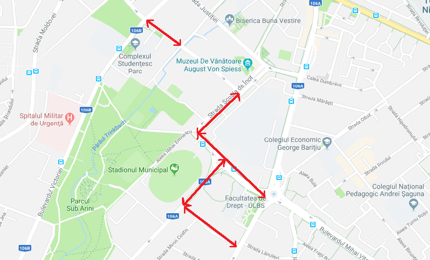 Restricții de trafic pentru meci. Ziua doi