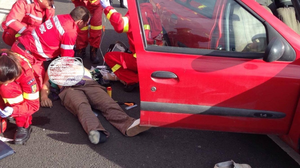 ACTUALIZARE - ACCIDENT Un șofer a făcut infarct pe autostradă