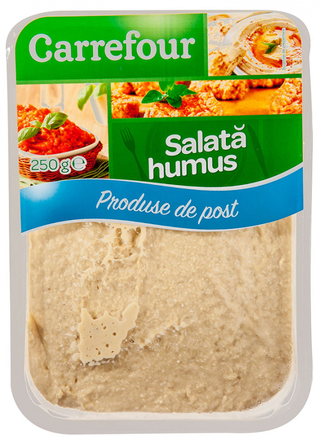 Carrefour a retras „Salata Humus”: Persoanele care au consumat produsul să consulte medicul