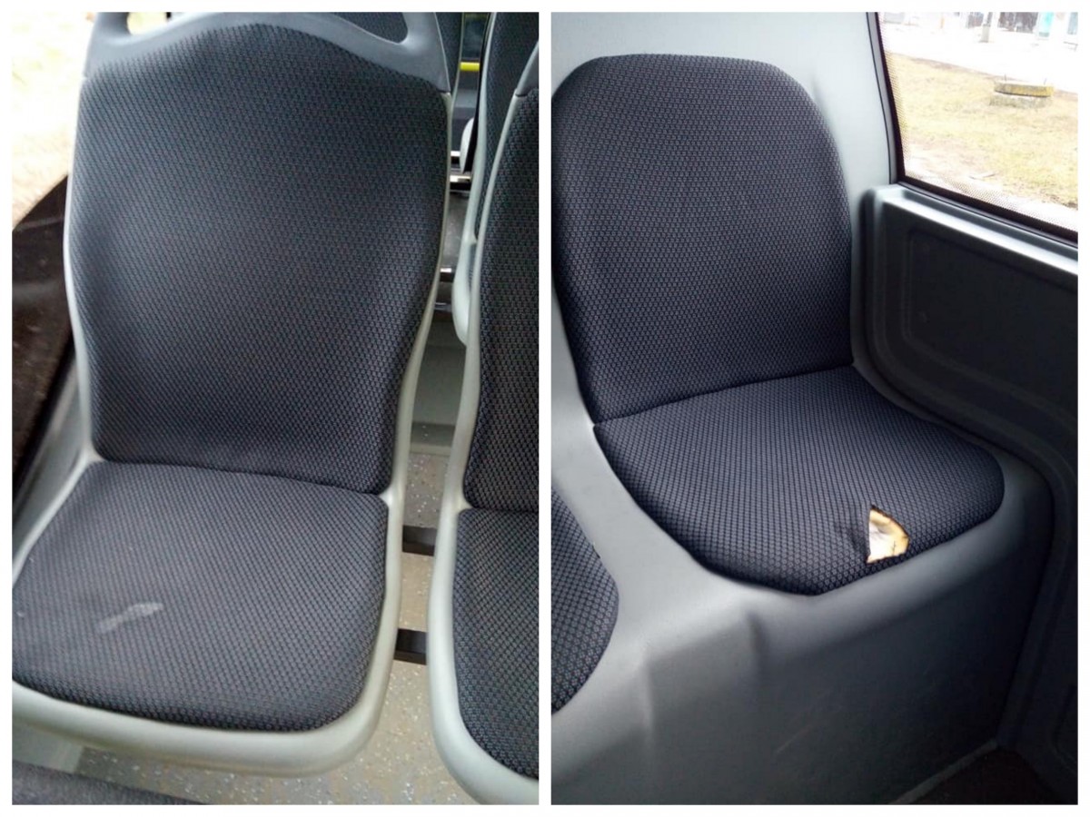 Noile autobuze ale Sibiului, vandalizate la o lună de la punerea în circulație
