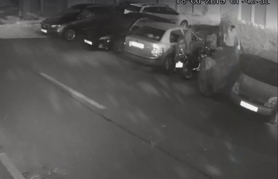 VIDEO - Un sibian, călcat de hoți de două ori în mai puțin de o lună