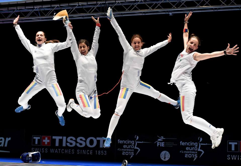 Echipa de spadă feminin a României a câştigat aurul în etapa de Cupă Mondială de la Buenos Aires