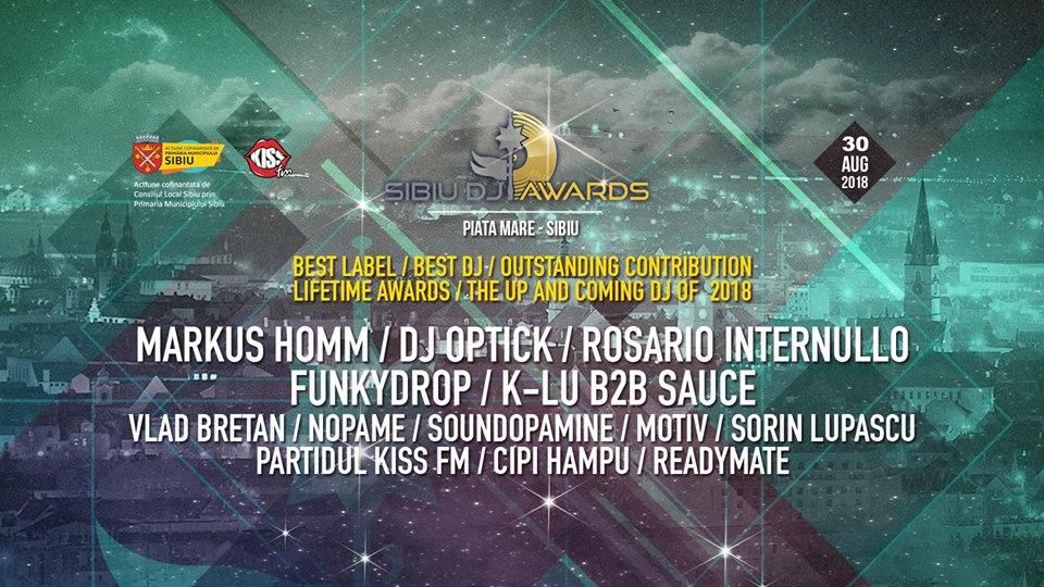 Sibiu DJ Awards 2018 - primul eveniment dedicat exclusiv muzicii electronice