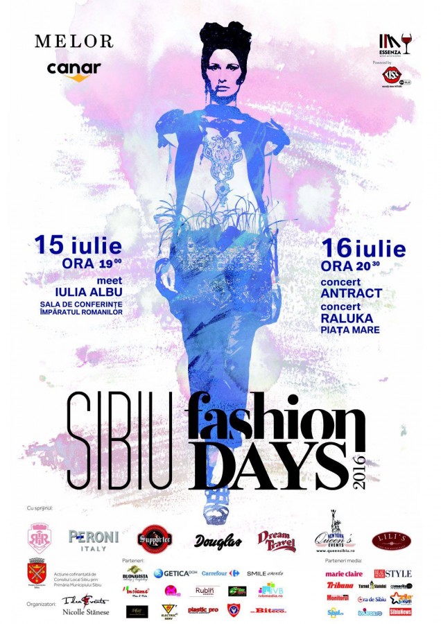 Spectacol de modă, muzică live  și lumini la Sibiu Fashion Days