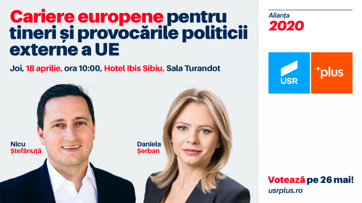 Tinerii sunt invitați la evenimentul Cariere europene și provocările politicii externe a UE