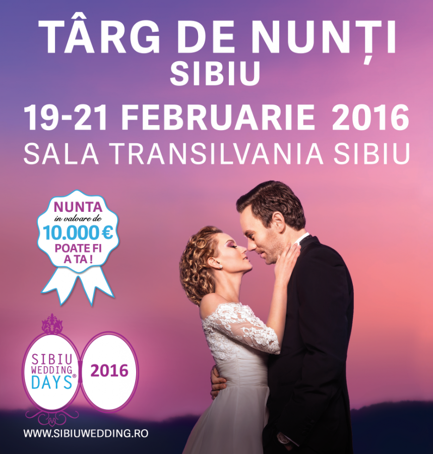 O nuntă cadou de 10.000 euro și peste 60 de expozanți la Sibiu Wedding Days