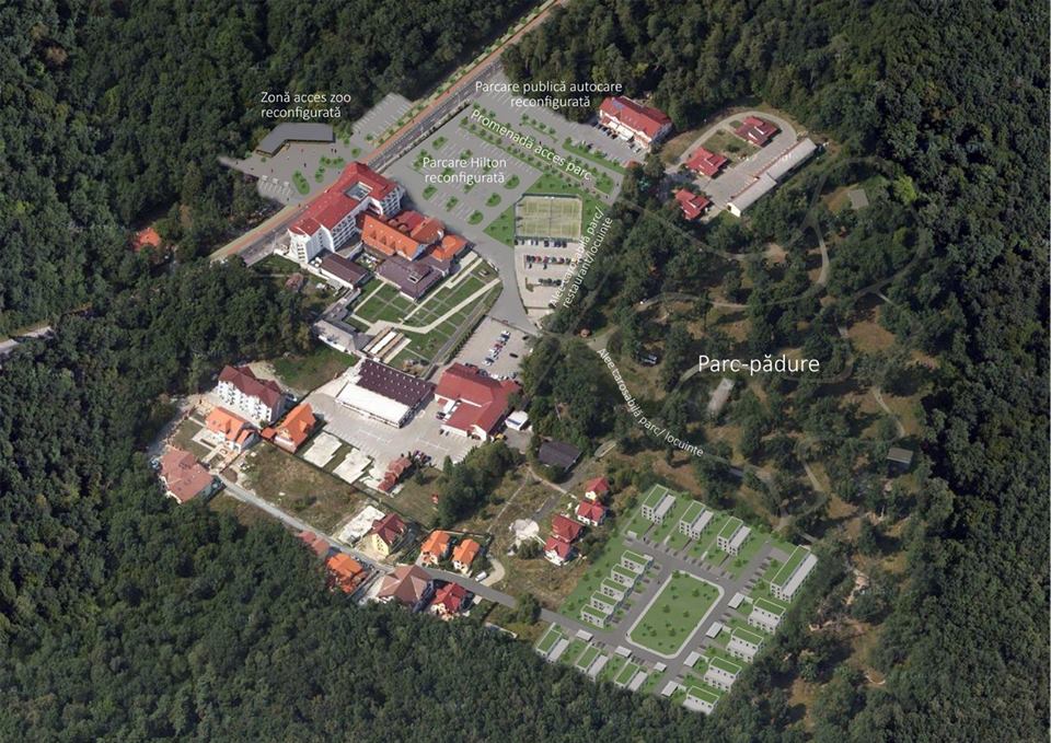 Primăria Sibiu vrea să permită construirea unui nou ansamblu rezidențial în Pădurea Dumbrava