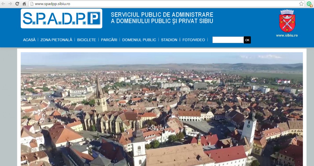 Informații despre tarifele de parcare și harta pistelor de biciclete pe noul site al Serviciului Public de Administrare a Domeniului Public