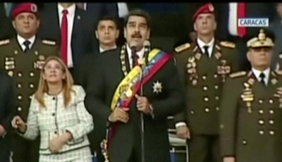 Președintele Venezuelei a scăpat după un atac cu dronă (VIDEO)