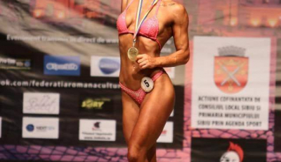 Performanţa anului pentru Streza Team. Sibianca Andreea Ungureanu este noua campioană naţională la culturism