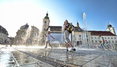 Temperaturi de până la 37 ℃: primăria amenajează  14 puncte de distribuire a apei