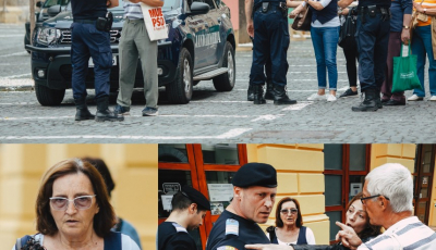 Nepotul lui Onisifor Ghibu, agresat de o susținătoare PSD, la protestul Vă Vedem