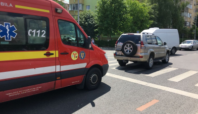 Accident pe Bd. Mihai Viteazu: bărbat de 54 de ani lovit pe trecerea de pietoni