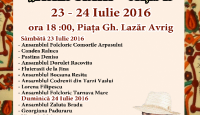 Robert Târnoveanu, Angela Rus și Văru Săndel, prezenți la Festivalul Folcloric „Florile Oltului”