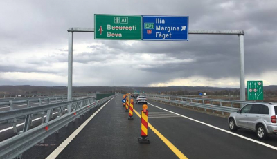 Record de viteză pe autostrada Sibiu-Deva: 219 km/h