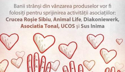 Bazar de fapte bune, la Sala Transilvania, în weekend. „Unde-s mulți, puterea crește”