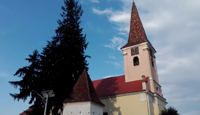 Video| Ceasul din turnul Bisericii Evanghelice din Nocrich funcționează din nou, după 20 de ani