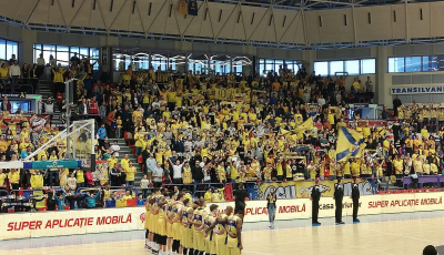 Ultimul meci al sezonului, jucat de BC CSU Sibiu cu suporterii echipei
