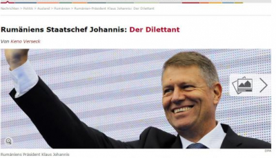 Der Spiegel despre Iohannis: “Diletantul”