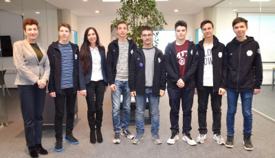 Echipele premiate la Zero Robotics au primit recompense și de la Marquardt