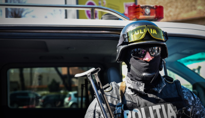 Exercițiu de amploare al Poliției în centrul Sibiului. ”Nu vă panicați și evitați zona”