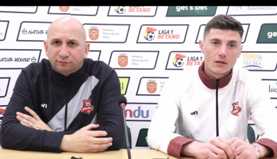 Zile grele pentru FC Hermannstadt. Miriuță: Trebuie să ne trezim, să avem altă atitudine, altă determinare