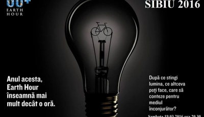 Sibienii pedalează de Ora Pământului