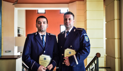 Interviu cu polițiștii anului în Sibiu: Cea mai mare satisfacție e când prinzi hoții, nu când intră salariul