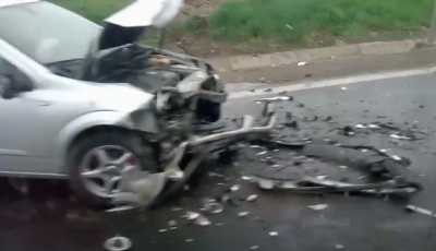 Accident la intrarea în Sibiu, dinspre Mediaș. Trafic îngreunat | Video