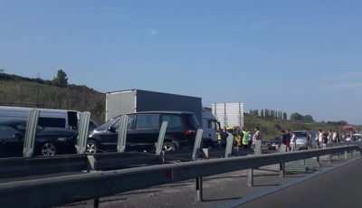 Circulație întreruptă pe Autostrada A1 pe sensul Sebeș - Sibiu