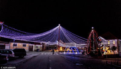 FOTO Cum sunt împodobite de sărbători satele Sibiului